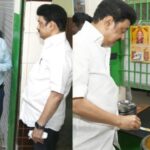 அம்மா உணவகத்தில் ஸ்டாலின்.