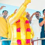 காளியம்மாளுக்கு மூன்று கட்சிகள் தடபுடல் வரவேற்பு