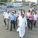 நெரிசலில் தவித்த நெசப்பாக்கம் சாலை