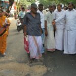 சாலைப் பணிகளுக்கு மேற்கொண்ட ஆய்வுகள்