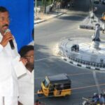 சாலை தடுப்புகளில் கலைநயம்