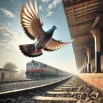 ரயில்களை நிறுத்திய அன்னப்பறவை!